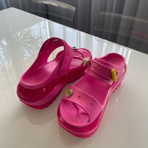 Hot Pink Crocs Men Size 12